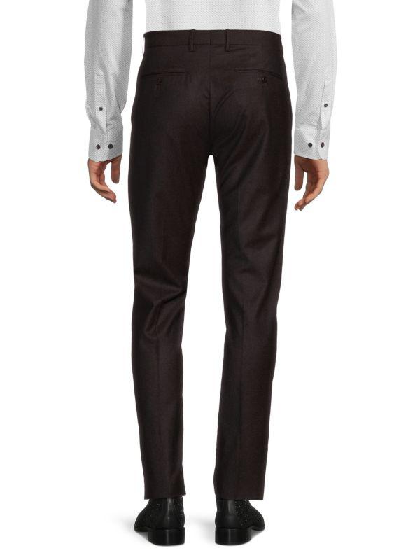 Zanella Noah Wool Flat Front Modern-Fit Pants