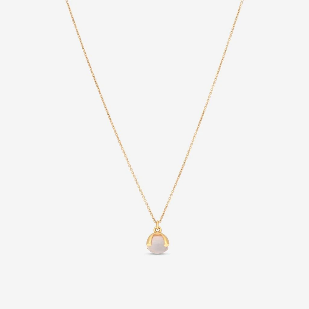 Nanis Nanis 18K Yellow Gold Rock Crystal Pendant Necklace CN4-488 1