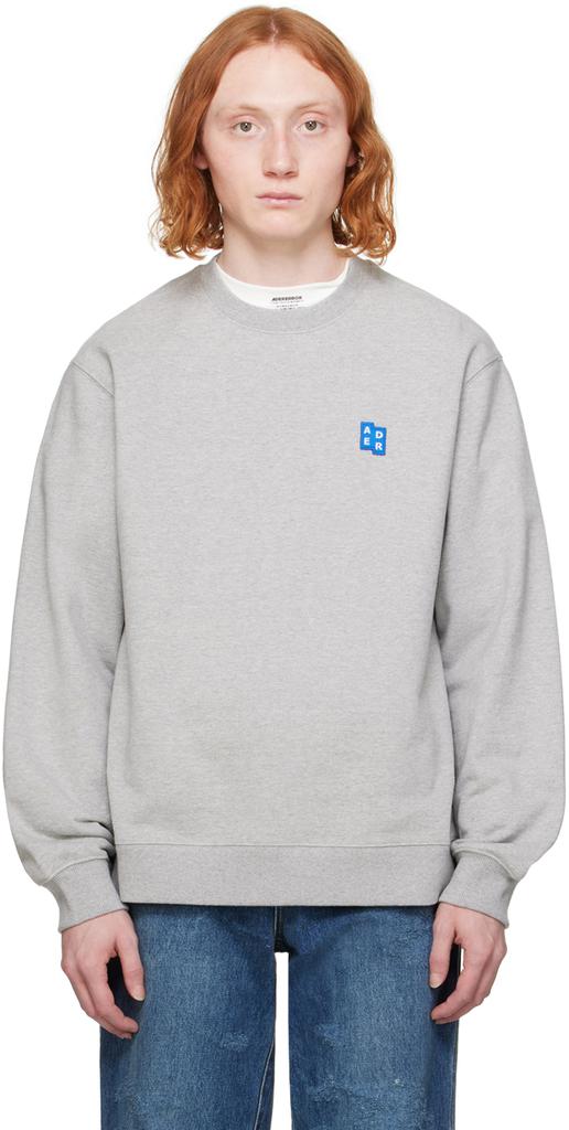 ADER error Gray TRS Tag 01 Sweatshirt - Hoodies - BeyondStyle