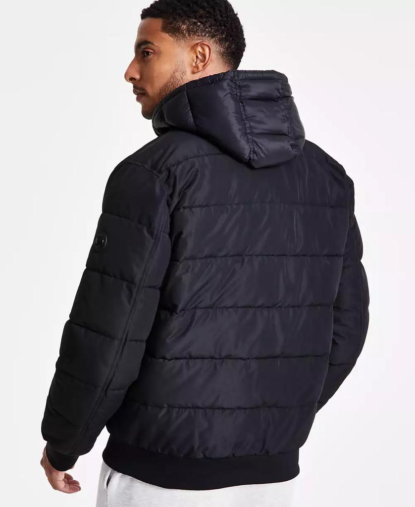 Michael Kors Men's Hooded Puffer Bomber Jacket