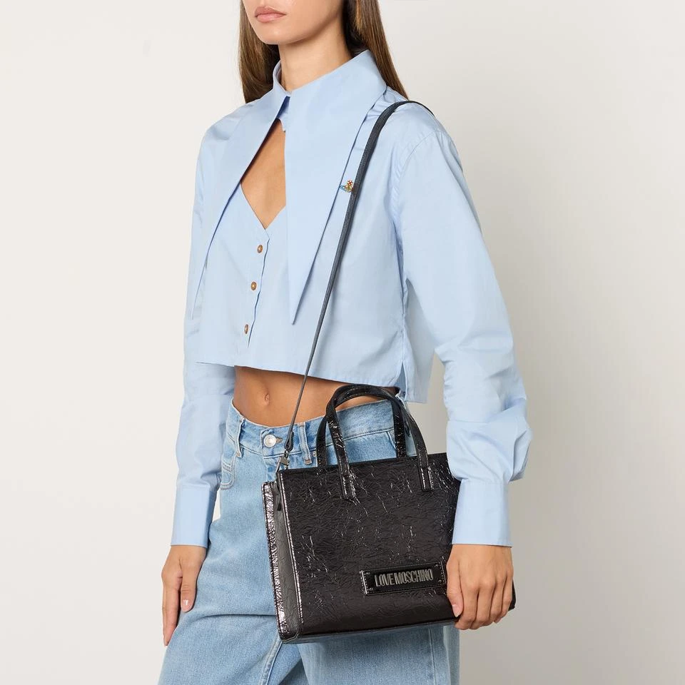 Love Moschino Love Moschino Crush Faux Leather Tote Bag 2