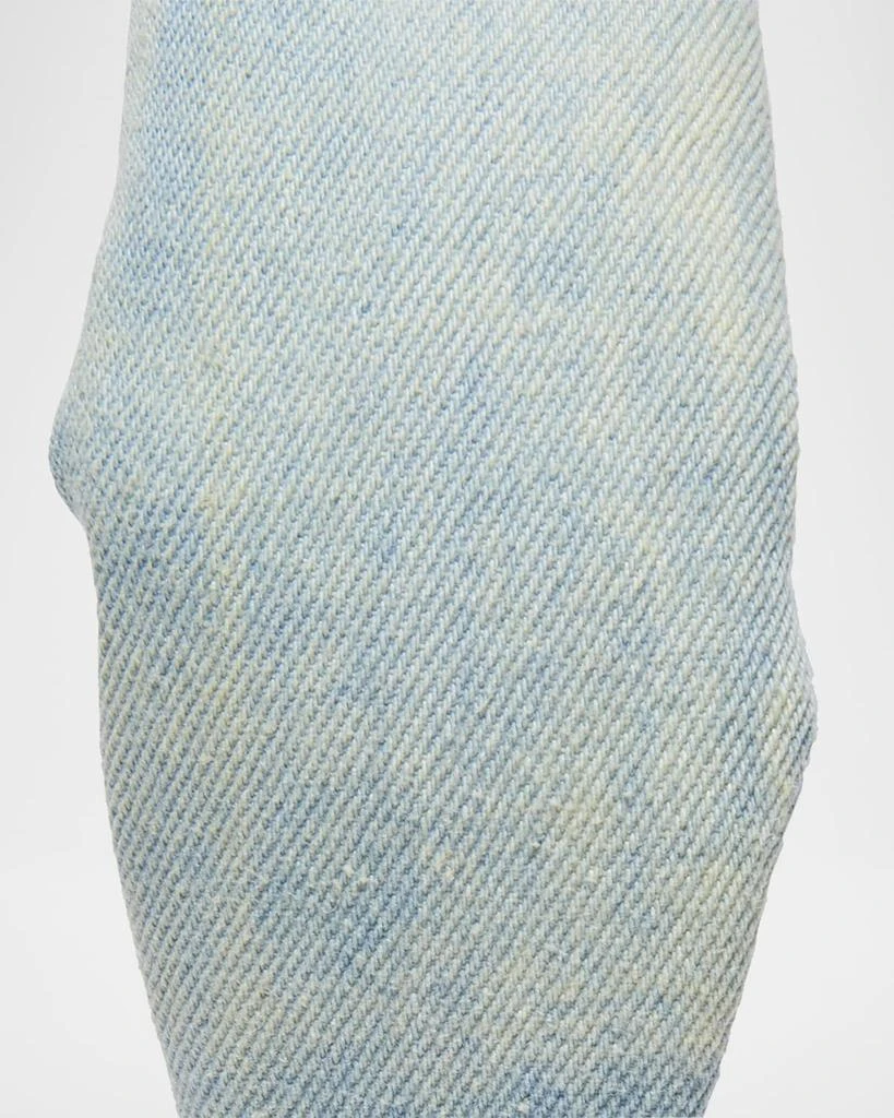 Lele Sadoughi Denim Knotted Headband 2