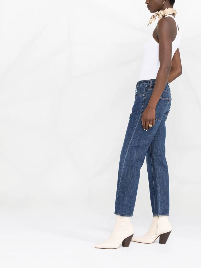 Toteme TOTEME - Straight Leg Cropped Denim Jeans 5