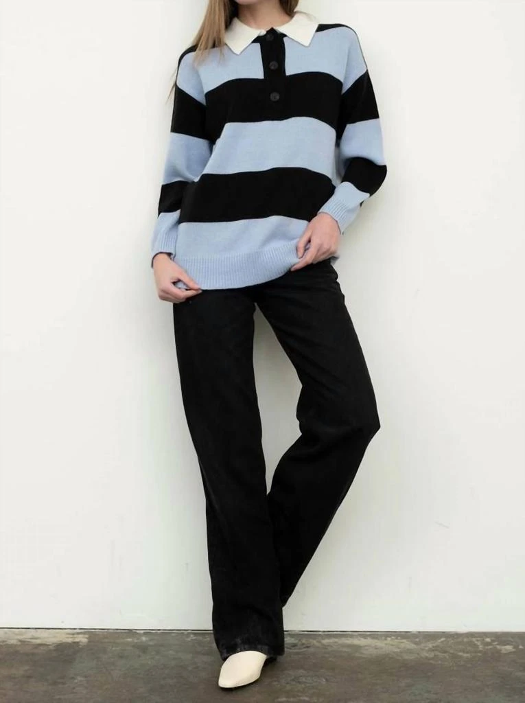 Moon River Moon River - Tori Polo Sweater