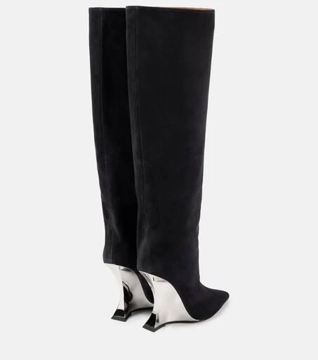 Paris Texas Nina 105 suede knee-high boots 2