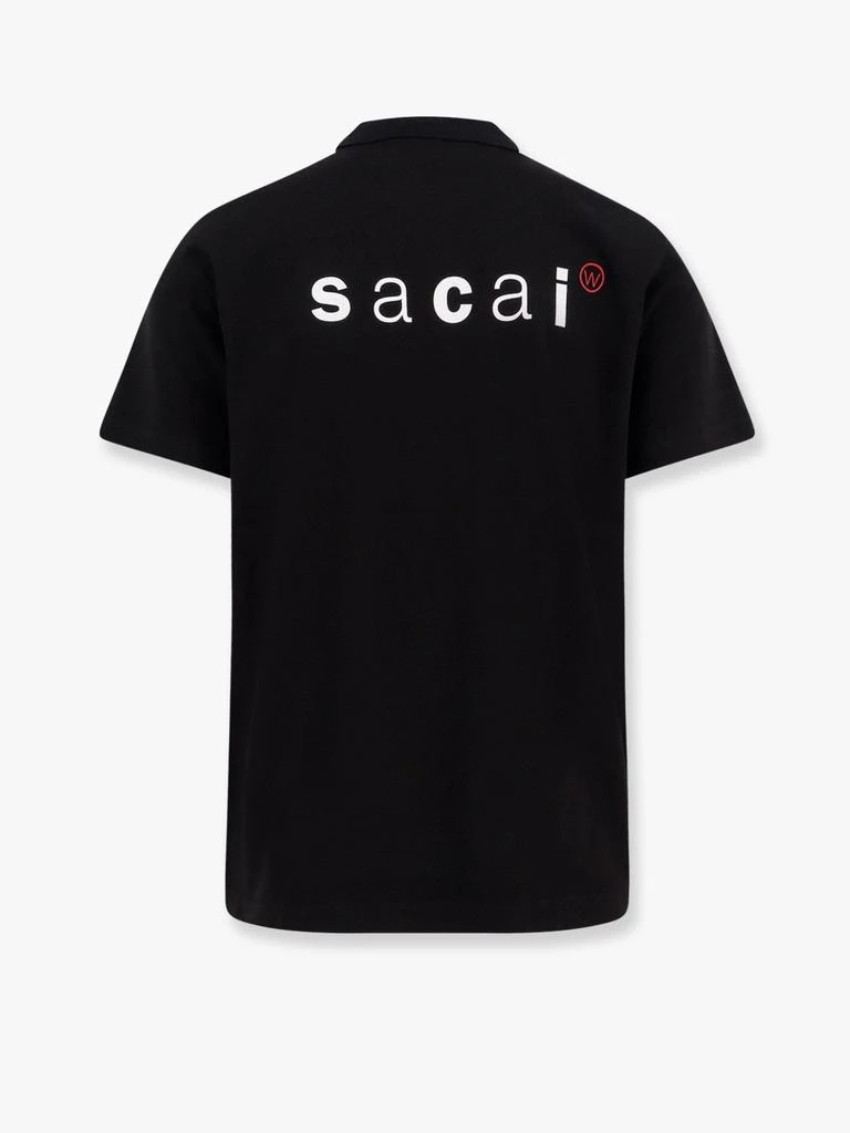 Sacai Cotton t-shirt with logo on the back 4
