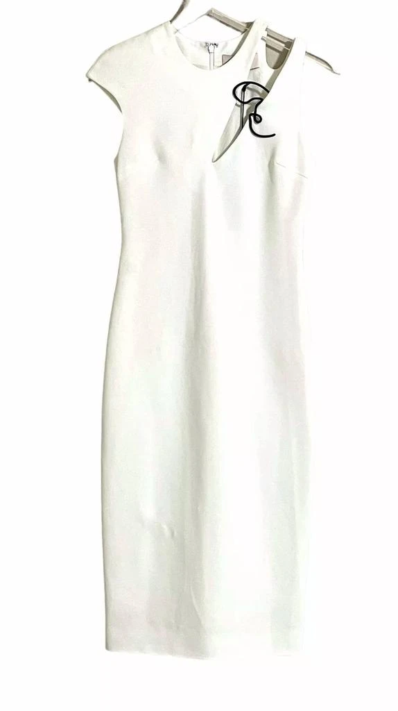 CUSHNIE Cushnie Et Ochs - CAP SLEEVE TWIST CUTOUT PENCIL DRESS 1