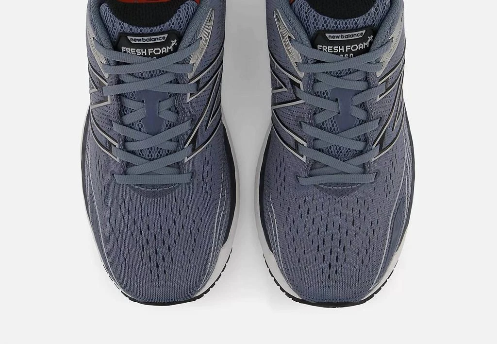 New Balance Men's Fresh Foam X 860V12 Running Shoes - 2E/wide Width In Ocean Grey With Light Slate And Black 5