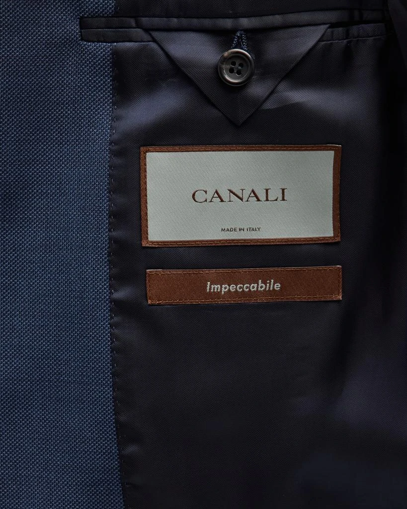 Canali Men's Textured Super 130s Wool Suit 7