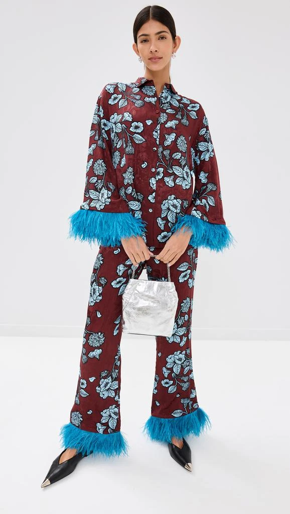 Borgo de Nor Havana Trousers With Feathers 4