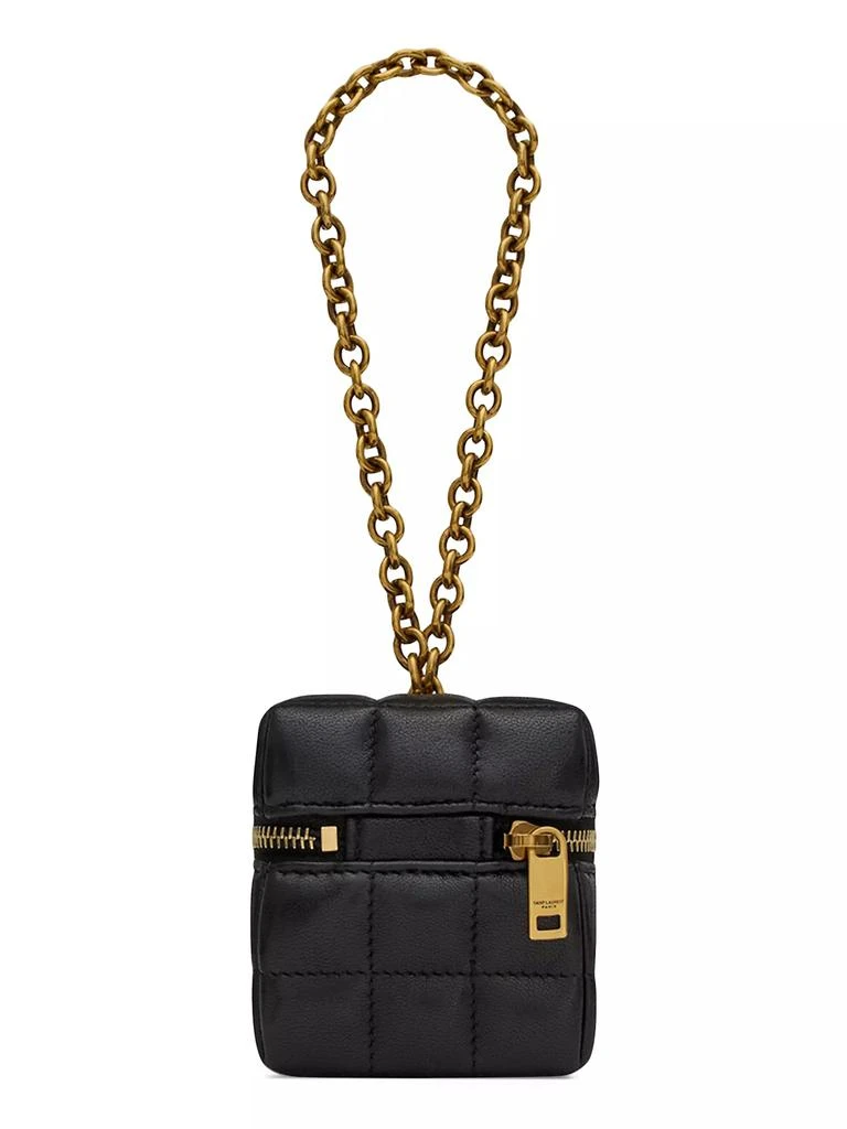 Yves Saint Laurent Cassandre Matelasse Carre Mini Cube in Lambskin 3