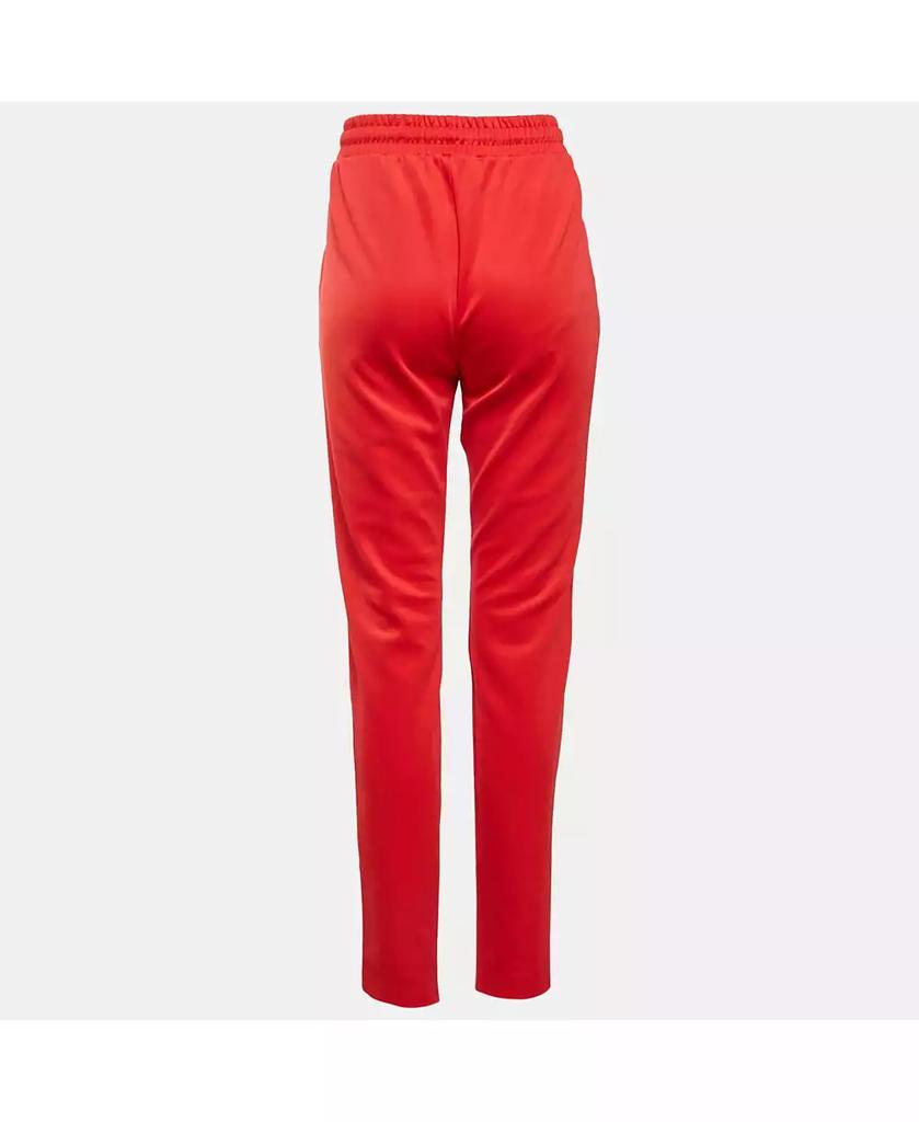 Pre-Owned Love Moschino Women's Red Jersey Track Trouser