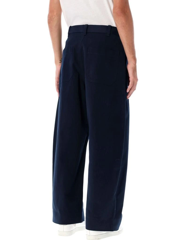 Studio Nicholson Studio Nicholson Sorte High Waisted Wide-Leg Trousers 2