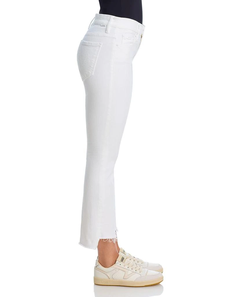 MOTHER Petites Lil Insider Mid Rise Crop Step Fray Jeans in Fairest of Them All 4
