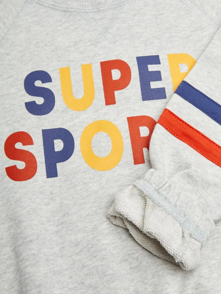 Mini Rodini Kids Super Sporty Sweatshirt in Grey 3