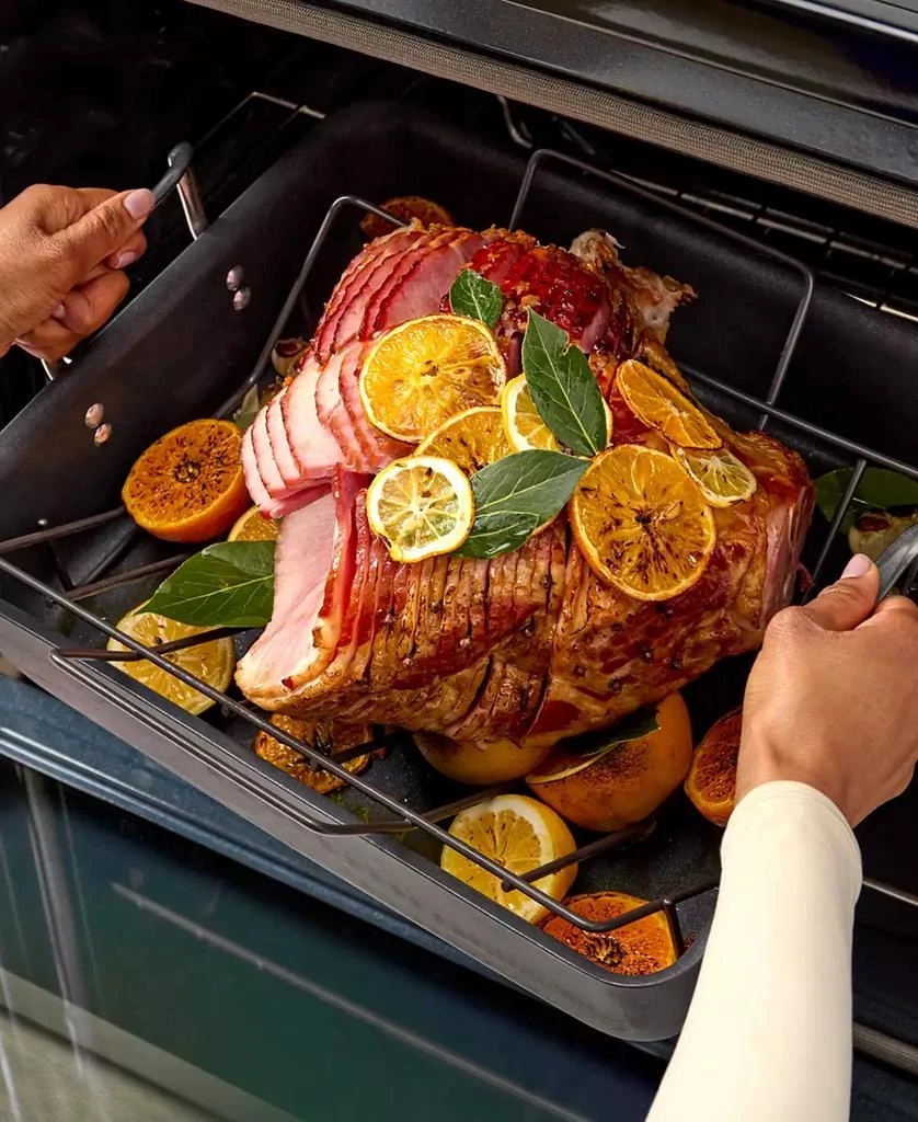 Calphalon Hard-Anodized Nonstick 16-Inch Roasting Pan with Rack 3