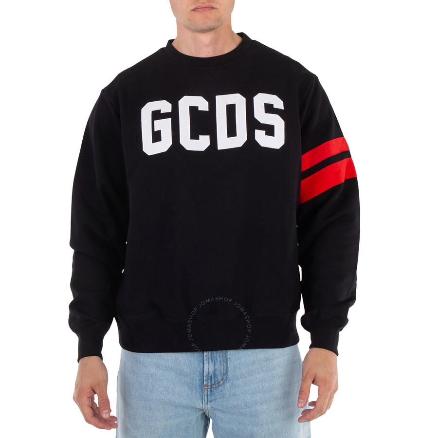 GCDS Logo Crewneck Regular Fit Sweater