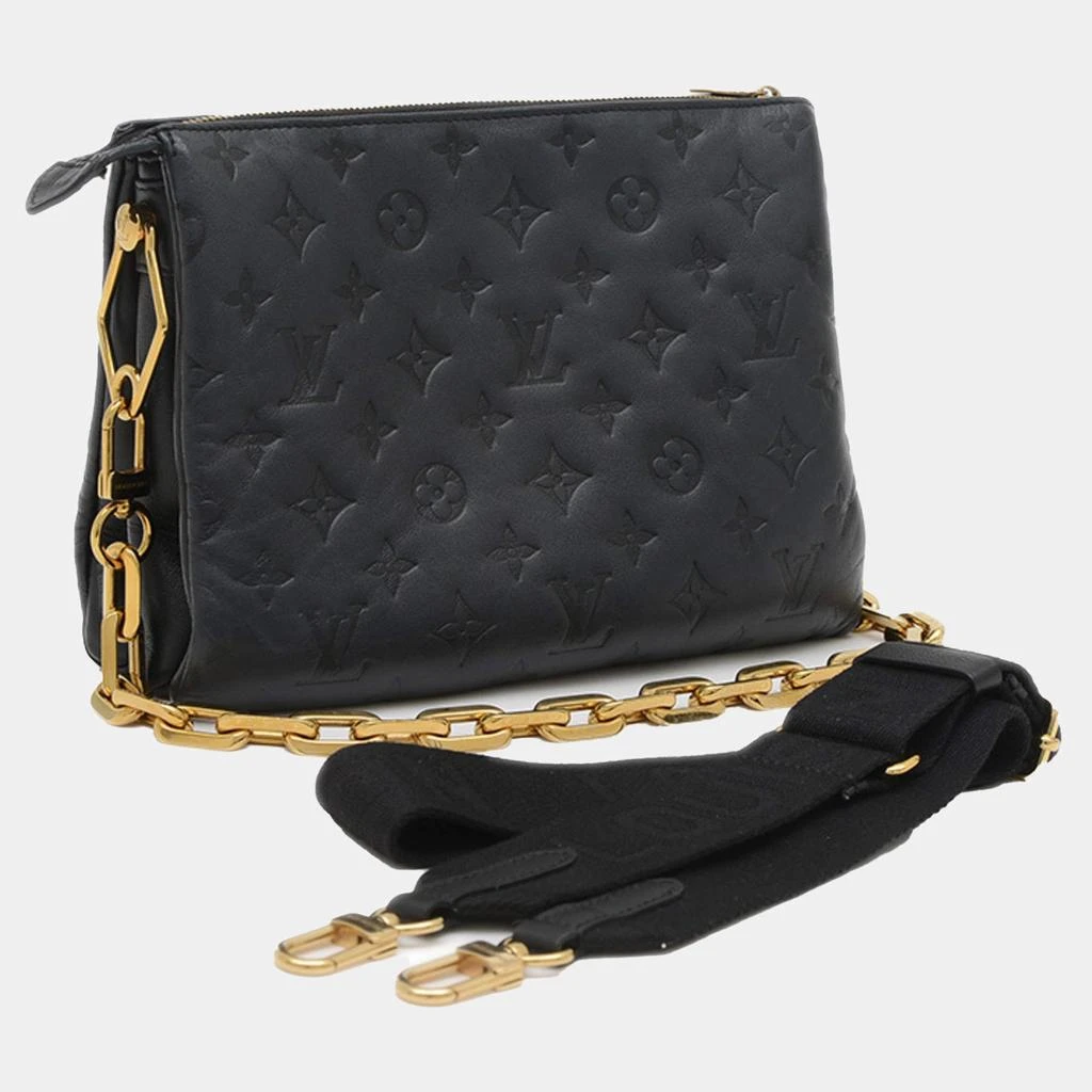 Louis Vuitton Louis Vuitton Black Monogram Leather Coussin PM Bag 2