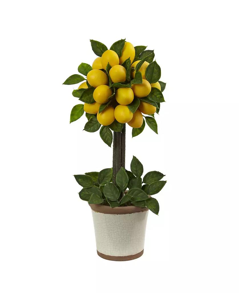 NEARLY NATURAL Lemon Ball Artificial Topiary Arrangement