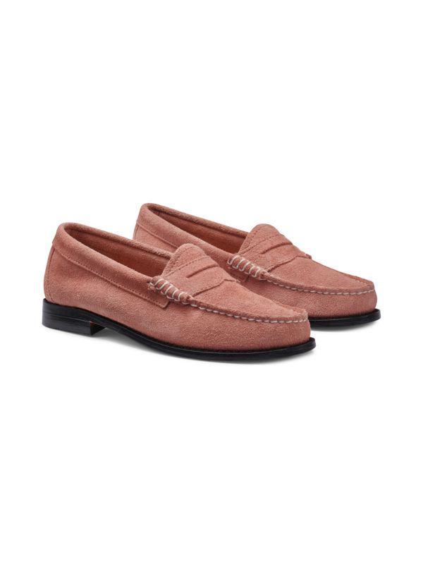 G.H. Bass Whitney Hairy Suede Penny Loafers