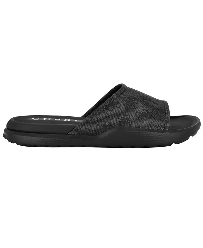 GUESS Men
s Magaria Branded Elevated Pool Slides