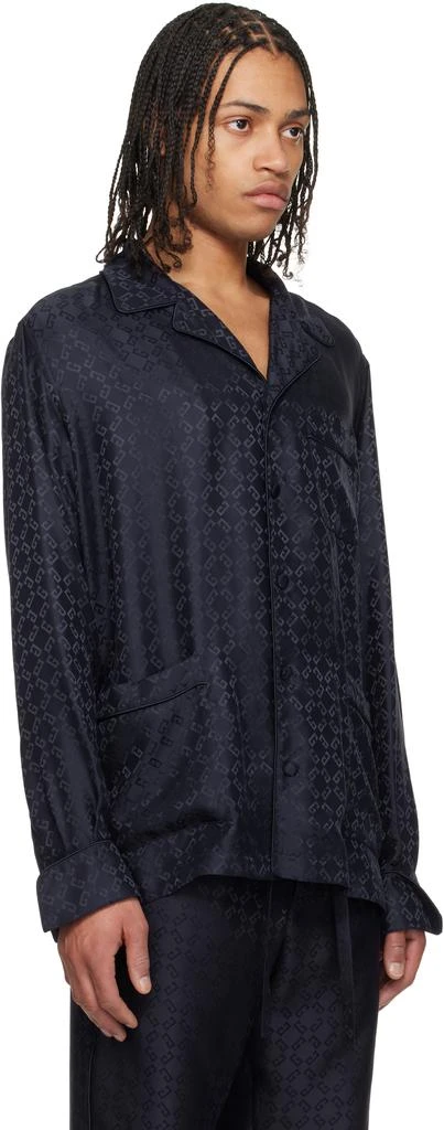 Givenchy Navy Monogram 72 Jacquard Pyjama Shirt 2