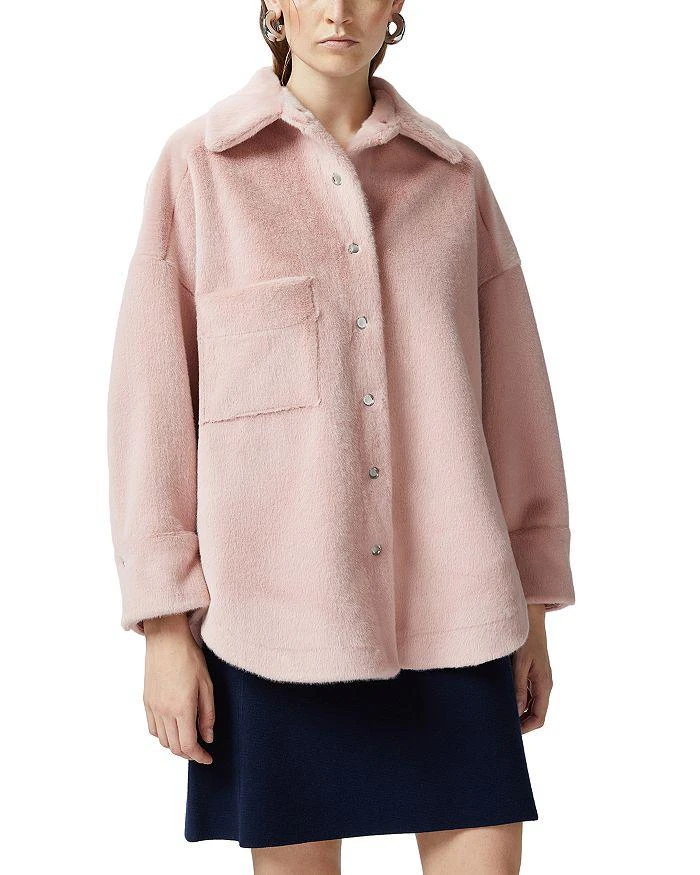 PINKO Lefkada Faux Fur Shacket 1
