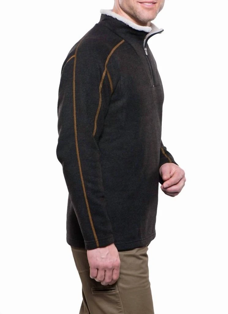 KUHL Europa 1/4 Zip Sweater In Charcoal 2