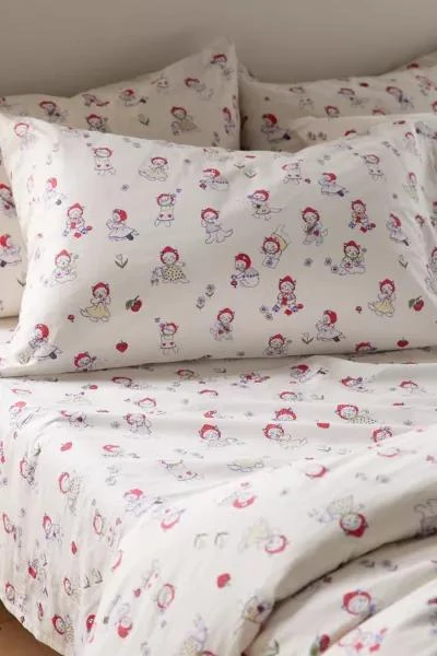 Urban Outfitters Strawberry Cat Core Sheet Set 4