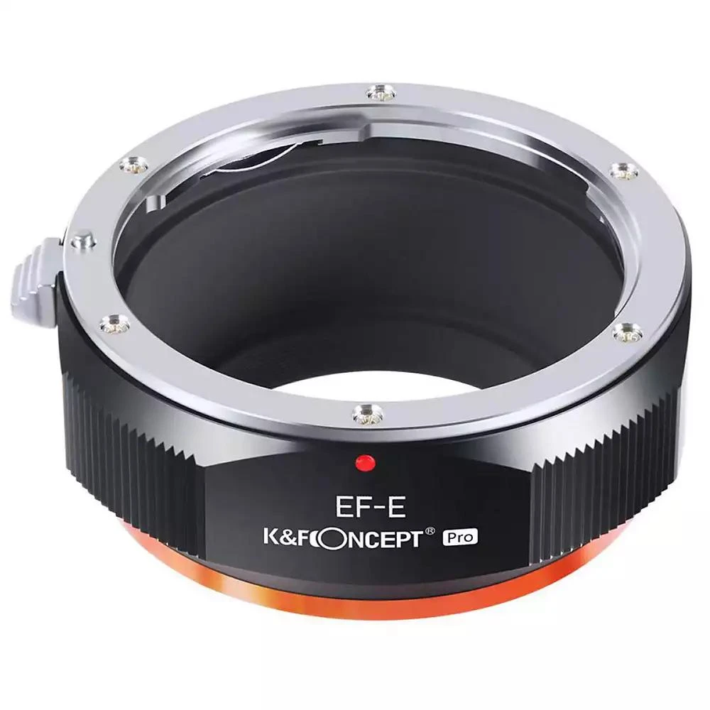 K&F Concept KF M12105 High-precision Lens Adapter Ring, Matte Paint, Orange Secondary Oxide, EOS-NEX PRO