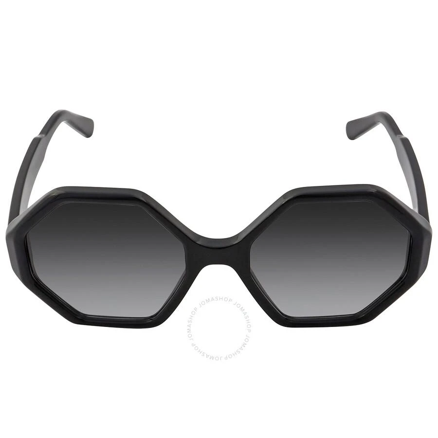 Salvatore Ferragamo Grey Gradient Hexagonal Ladies Sunglasses SF1070S 001 52 1