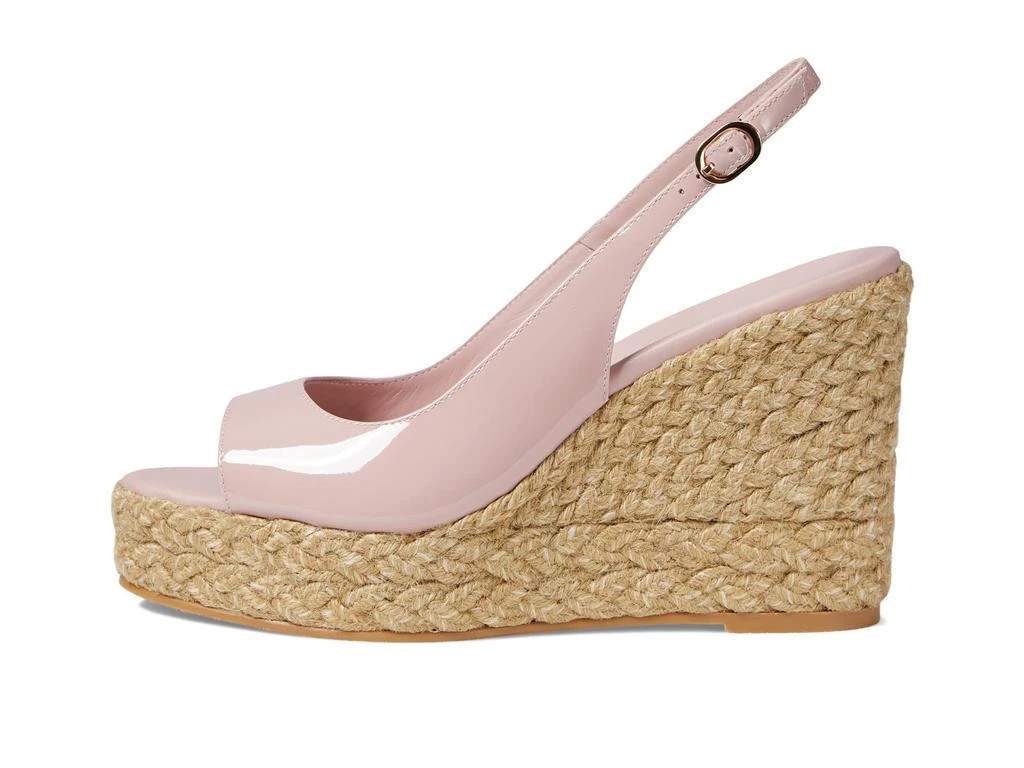 Stuart Weitzman Island Peep-Toe Espadrille Wedge 4