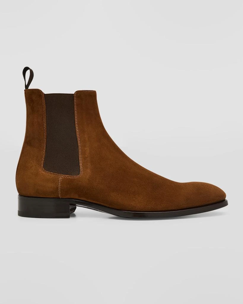 Brioni Men's Suede Chelsea Boots 1