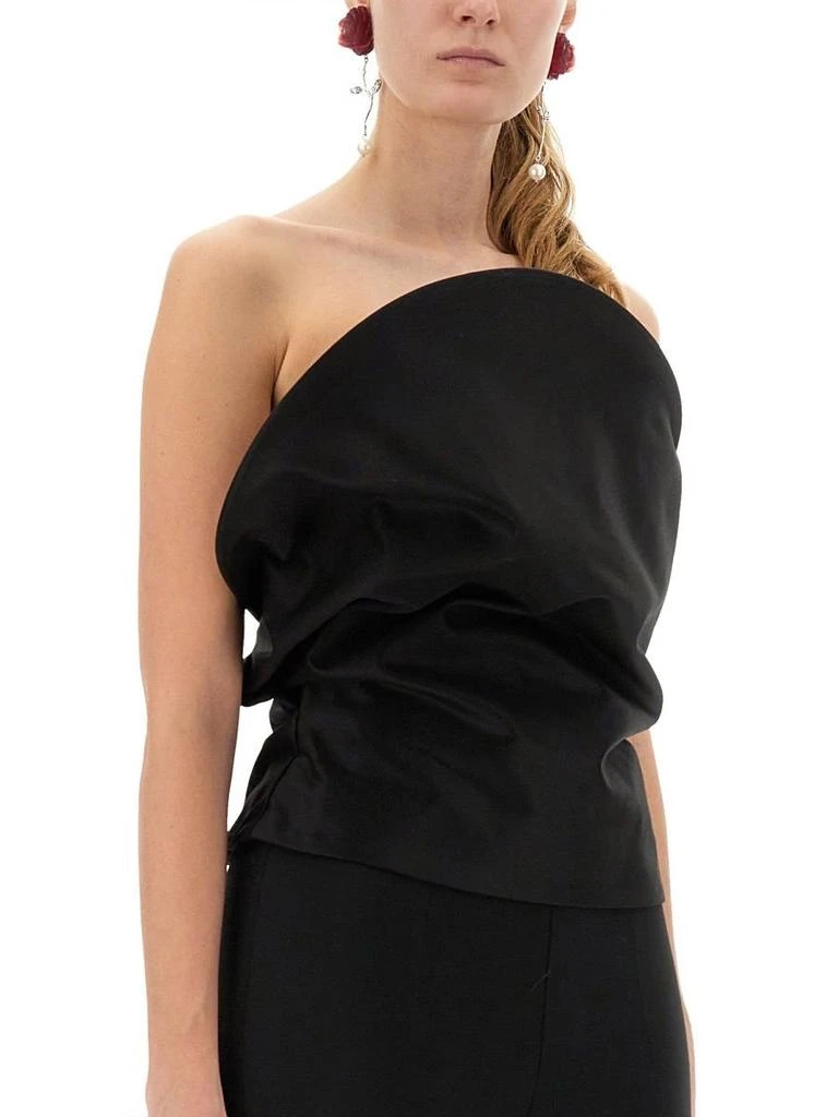 Magda Butrym Magda Butrym Sculptural Strapless Bustier Top 3