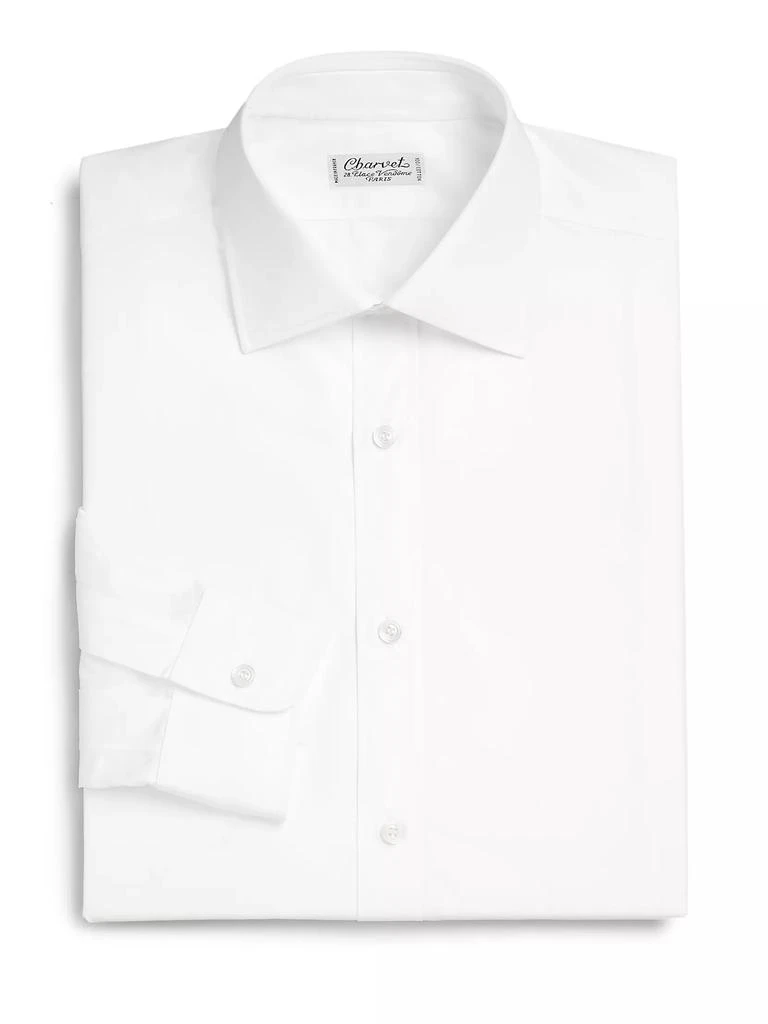 Charvet Regular-Fit Cotton Long-Sleeve Dress Shirt 1