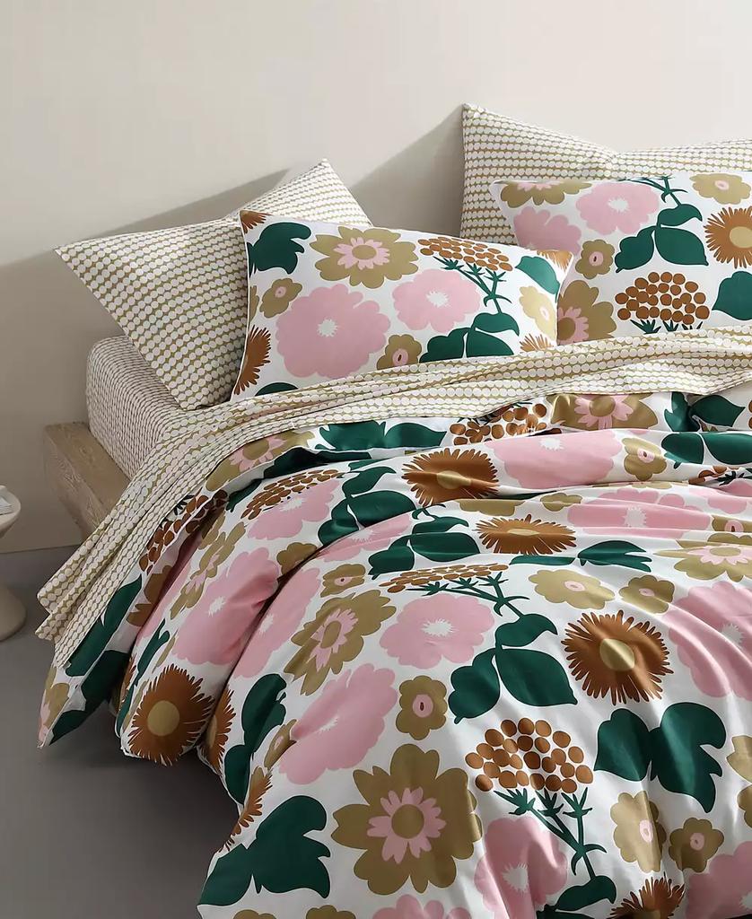 marimekko CLOSEOUT! Pieni Kukkatori Cotton 3 Piece Duvet Cover Set