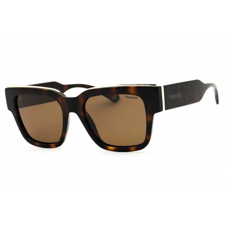 Polaroid Polarized Bronze Square Unisex Sunglasses PLD 6198/S/X 0086/SP 52