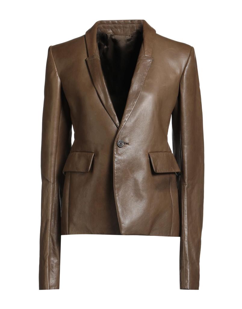 【RICK OWENS】Hollywood レザージャケット Rick Owens Hollywood leather wrap blazer - Jackets - Compare