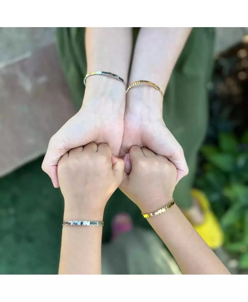 Mantra ILY Heart Bracelet Silver / Adult 3