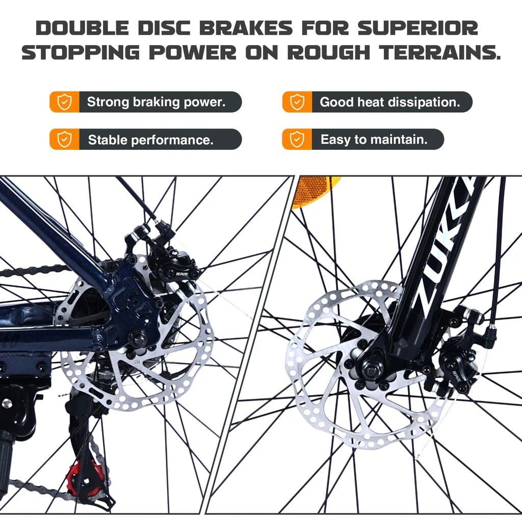 Streamdale Furniture Streamdale 27.5" MTB, 21-Speed, All-Terrain, Aluminum Alloy Frame 4