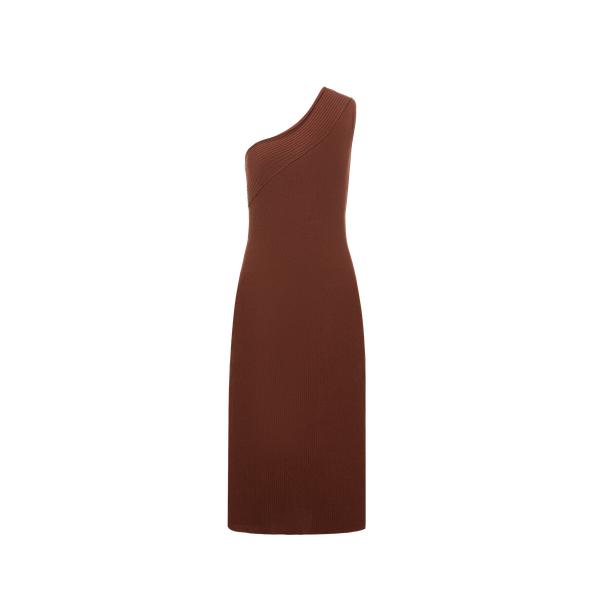 AERON Asymmetric knitted dress