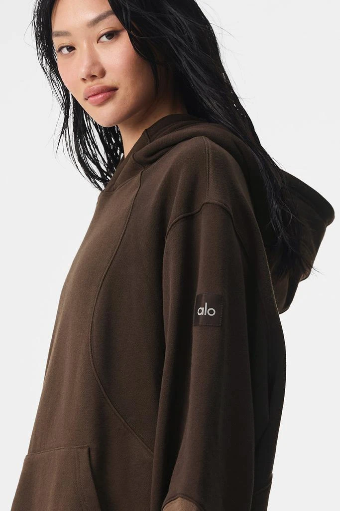 Alo Make Waves Hoodie - Espresso Tonal 3
