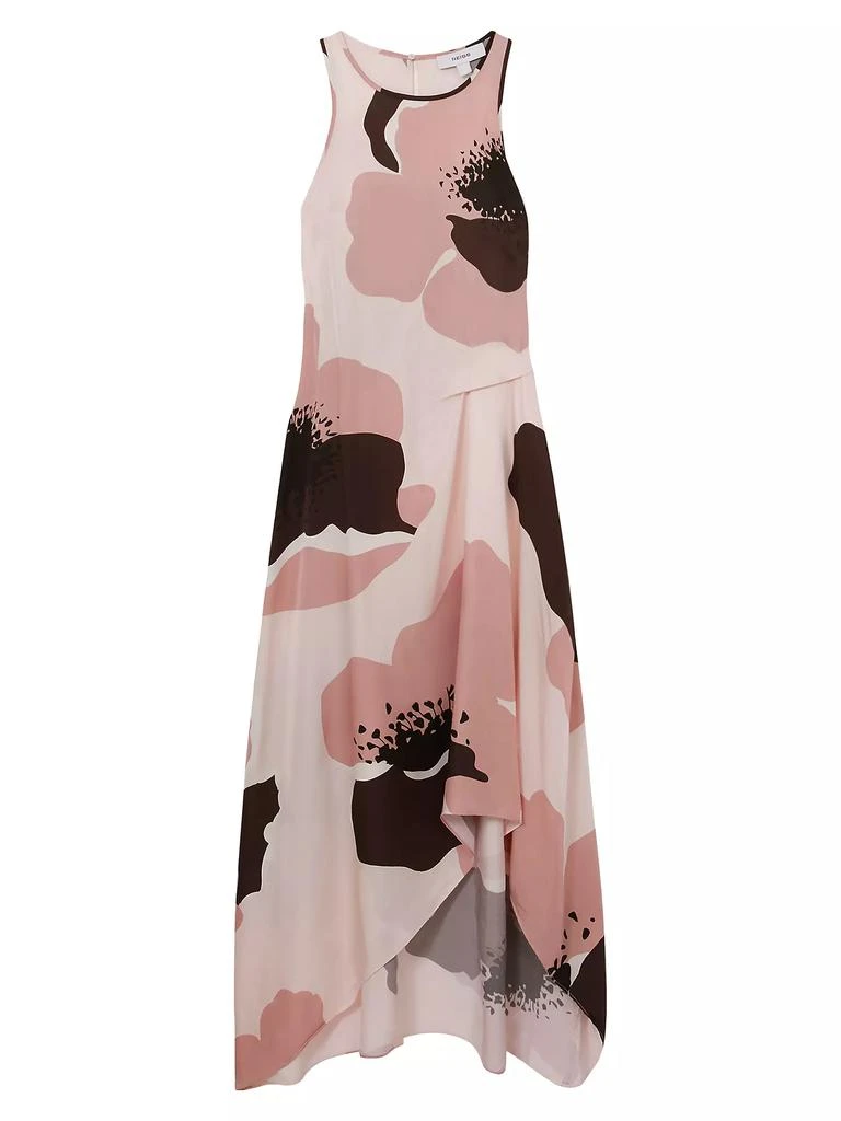 REISS Michalie Floral Midi-Dress 1