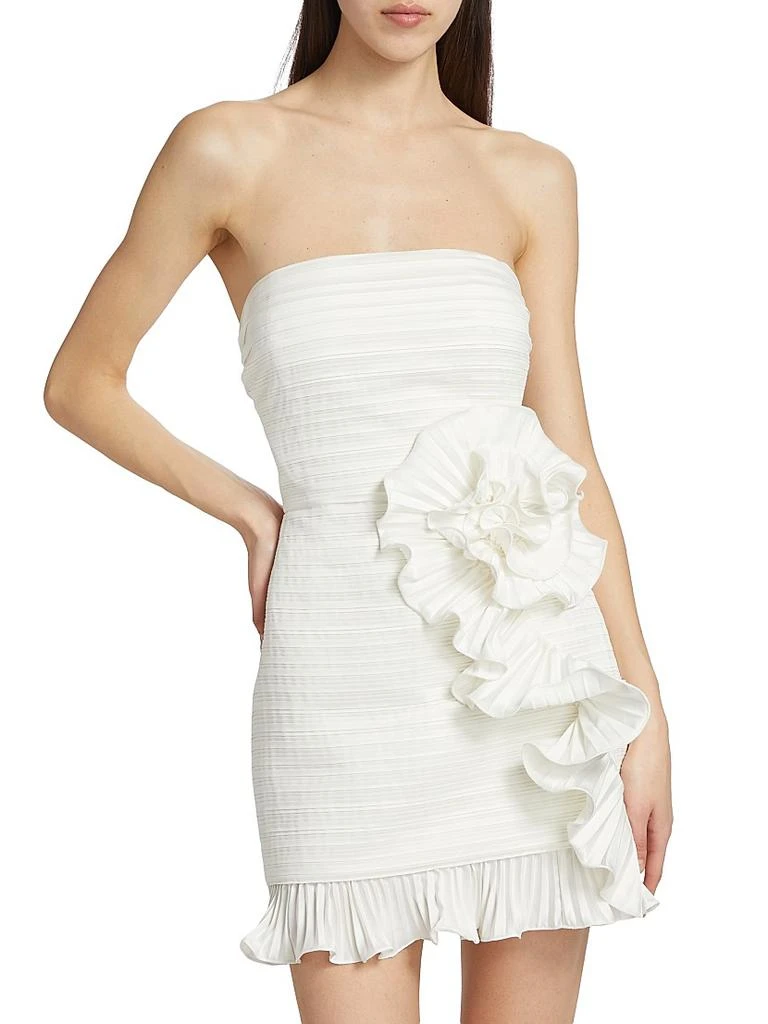 AMUR Isla Ruffle-Trim Minidress 3