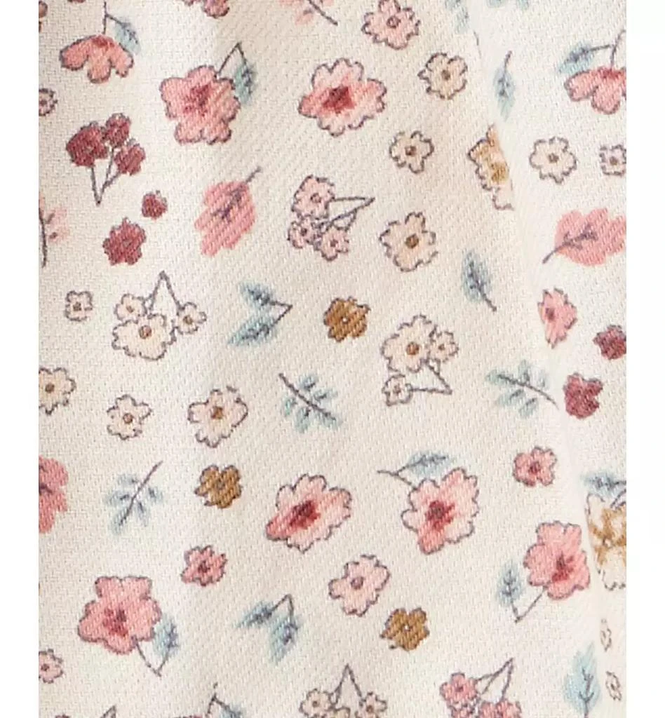Carter's Baby Girls Cotton Floral-Print Headwrap, T-Shirt & Pants, 3 Piece Set 3