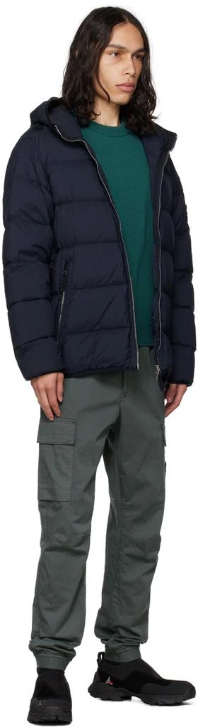 Stone Island Navy Seamless Tunnel Down Jacket 5