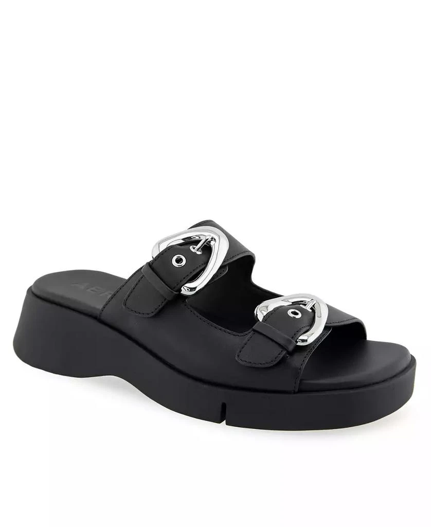 Aerosoles Women's Faith Round Toe Flatform Sandals 1