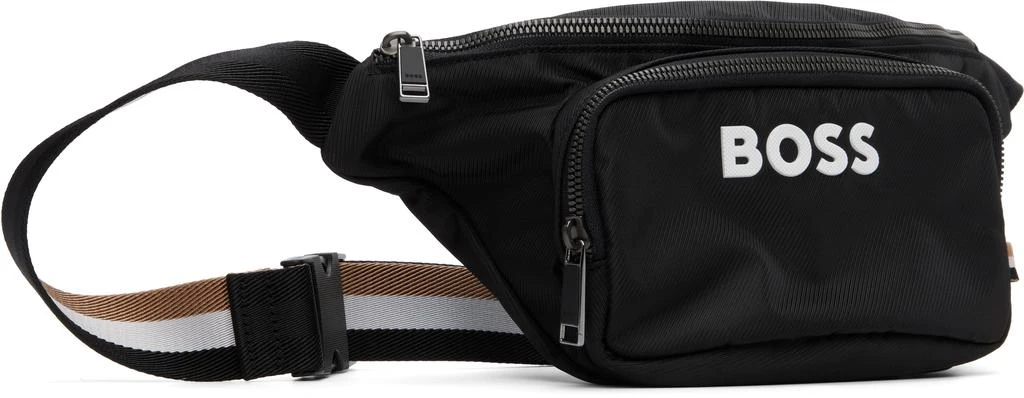 Hugo Boss Black Contrast Logo Structured Belt Bag 2