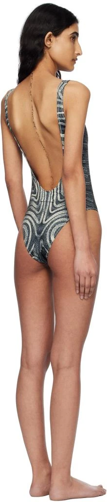 Jean Paul Gaultier Black 'The Spirale' Swimsuit 3