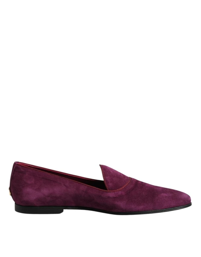 Dolce & Gabbana Velvet Slip On Loafers Formal Men's Shoes 1